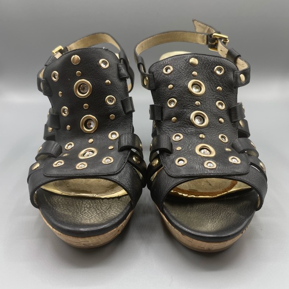 Michael Kors Strappy Heels with Crystals - Size 8 - Picture 2 of 7